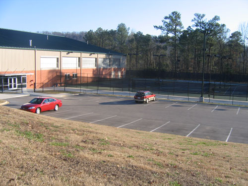 Photo of courts at Samford University